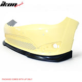 2017-2020 Chrysler Pacifica (Will Not Fit L/LX) 3PCS Front Lower Bumper Lip Air Dam Chin Spoiler Splitter Unpainted Black Polyurethane PU