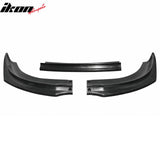 2017-2020 Chrysler Pacifica (Will Not Fit L/LX) 3PCS Front Lower Bumper Lip Air Dam Chin Spoiler Splitter Unpainted Black Polyurethane PU