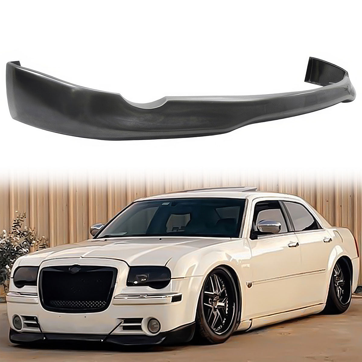 2005-2010 Chrysler 300 300C VIP Style Front Lip Spoiler Splitter PU