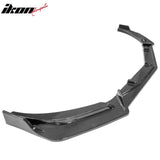 2019-2025 Chevrolet Malibu IKON Style Carbon Fiber Print Front Bumper Lip PP 3PCS