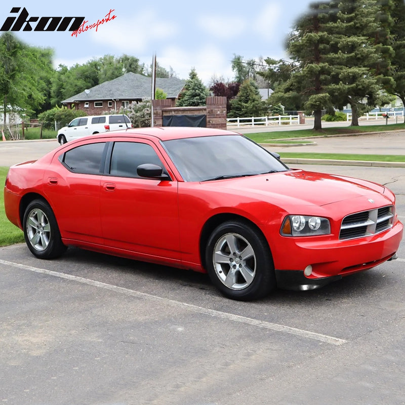 2006-2010 Dodge Charger IKON Style Front Bumper Lip Splitter PU