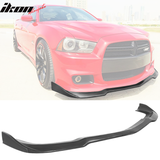 2012-2014 Dodge Charger SRT8 IKON Style Front Lip Unpainted PU