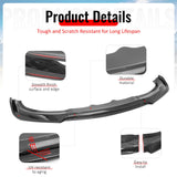 2015-2023 Dodge Charger IKON V2 Style Carbon Fiber Print Front Bumper Lip PP 3PCS