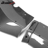 2015-2023 Dodge Charger IKON V3 Style Front Bumper Lip ABS