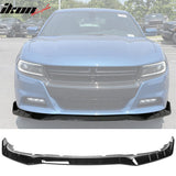 2015-2023 Dodge Charger IKON V3 Style Front Bumper Lip ABS