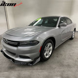 2015-2023 Dodge Charger IKON V3 Style Front Bumper Lip ABS