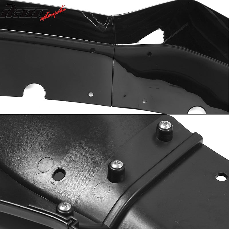 2015-2023 Dodge Charger IKON V3 Style Front Bumper Lip ABS