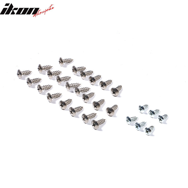 2015-2023 Dodge Charger IKON V3 Style Front Bumper Lip ABS