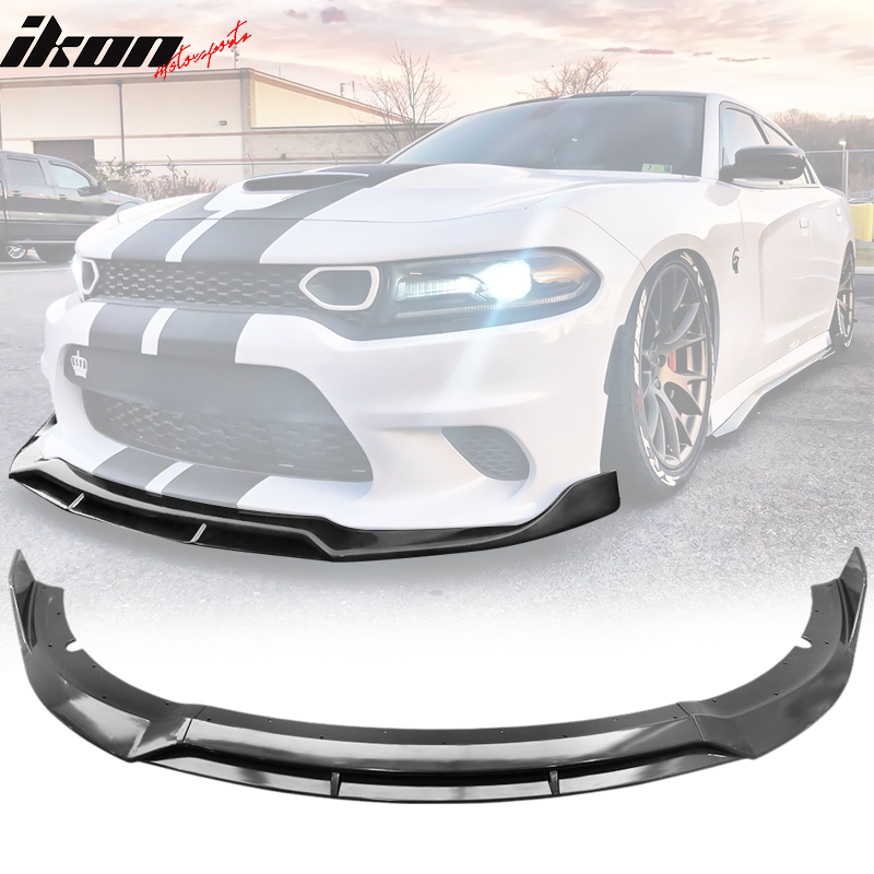 2015-2023 Dodge Charger SRT Front Lip V2 Style Lip Spoiler ABS 4PCS