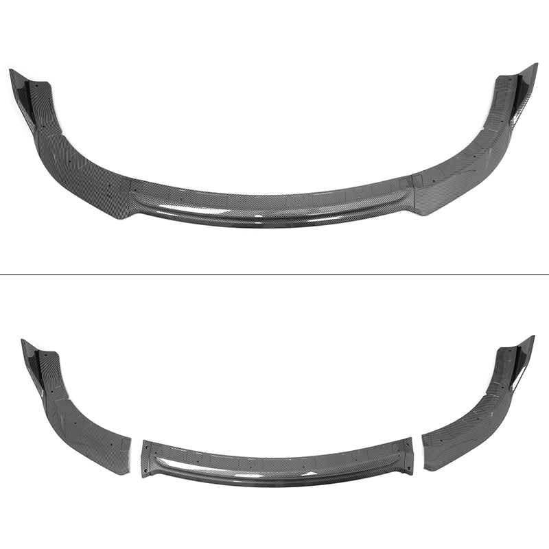 2015-2023 Dodge Charger V4 A Style Carbon Fiber Print Front Bumper Lip
