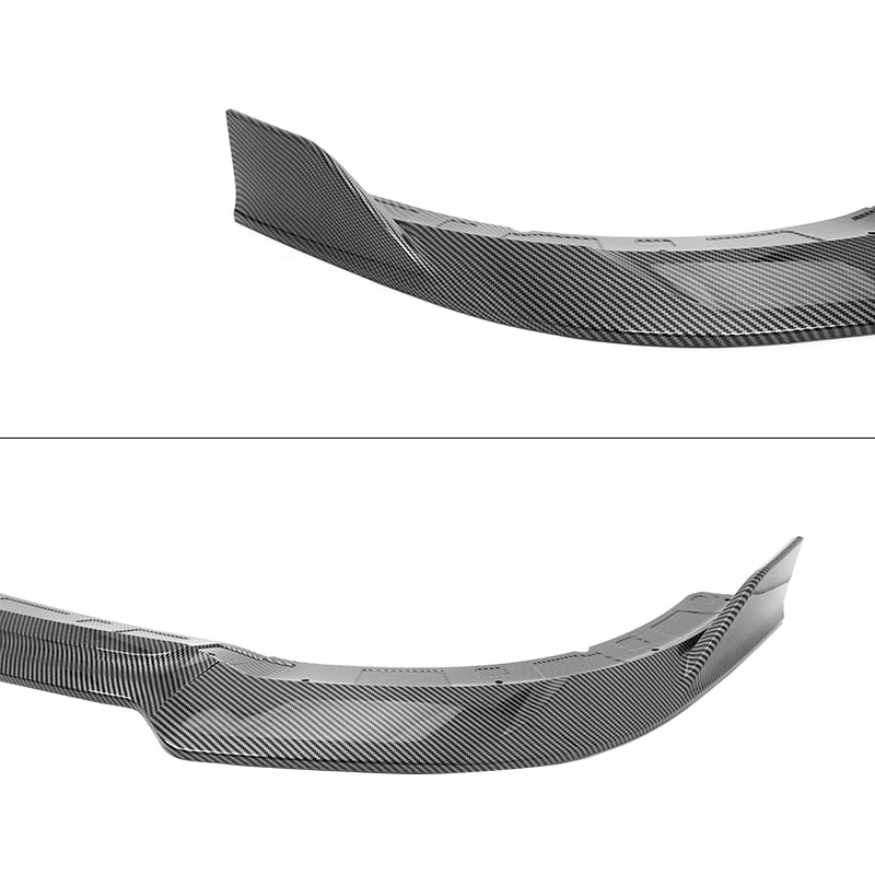 2015-2023 Dodge Charger V4 A Style Carbon Fiber Print Front Bumper Lip