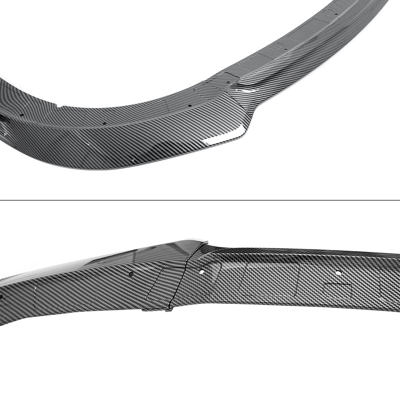 2015-2023 Dodge Charger V4 A Style Carbon Fiber Print Front Bumper Lip
