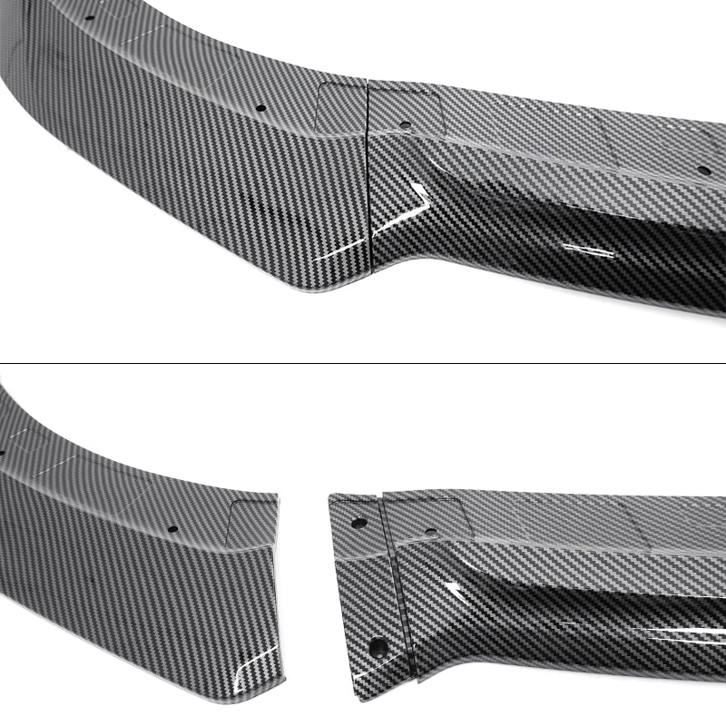 2015-2023 Dodge Charger V4 A Style Carbon Fiber Print Front Bumper Lip