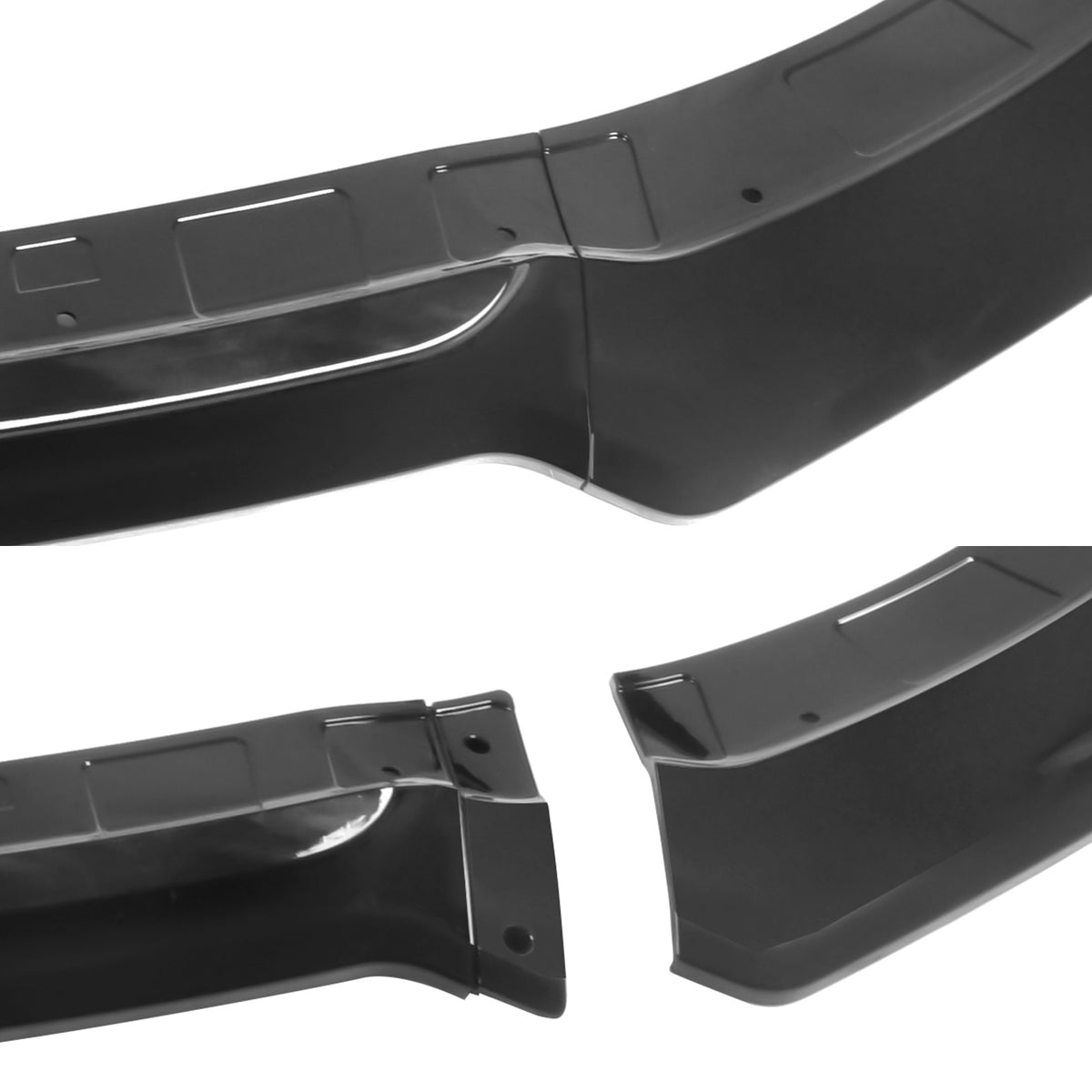 2015-2023 Dodge Charger V4 A Style Gloss Black Front Bumper Lip ABS