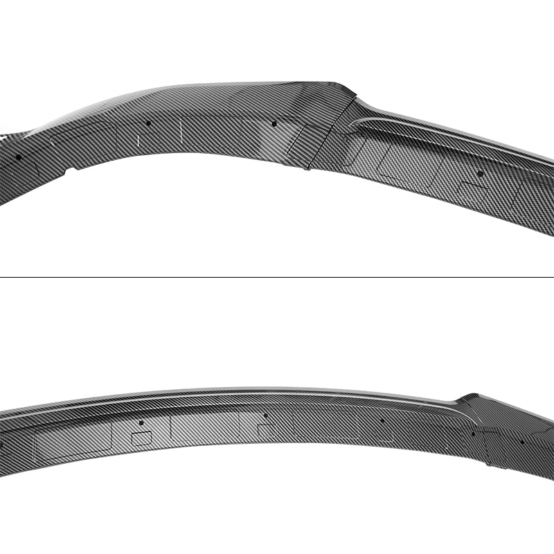2015-2023 Dodge Charger V4 B Style Carbon Fiber Print Front Bumper Lip