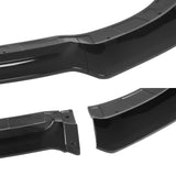 2015-2023 Dodge Charger V4 B Style Gloss Black Front Bumper Lip ABS