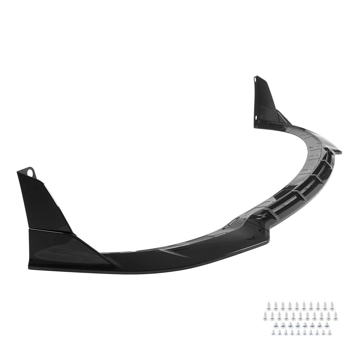 2015-2023 Dodge Charger V5 B Style Gloss Black Front Bumper Lip ABS