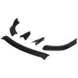 2015-2023 Dodge Charger V5 B Style Matte Black Front Bumper Lip ABS