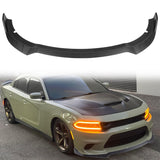 2015-2023 Dodge Charger V6 A Style Matte Black Front Bumper Lip ABS