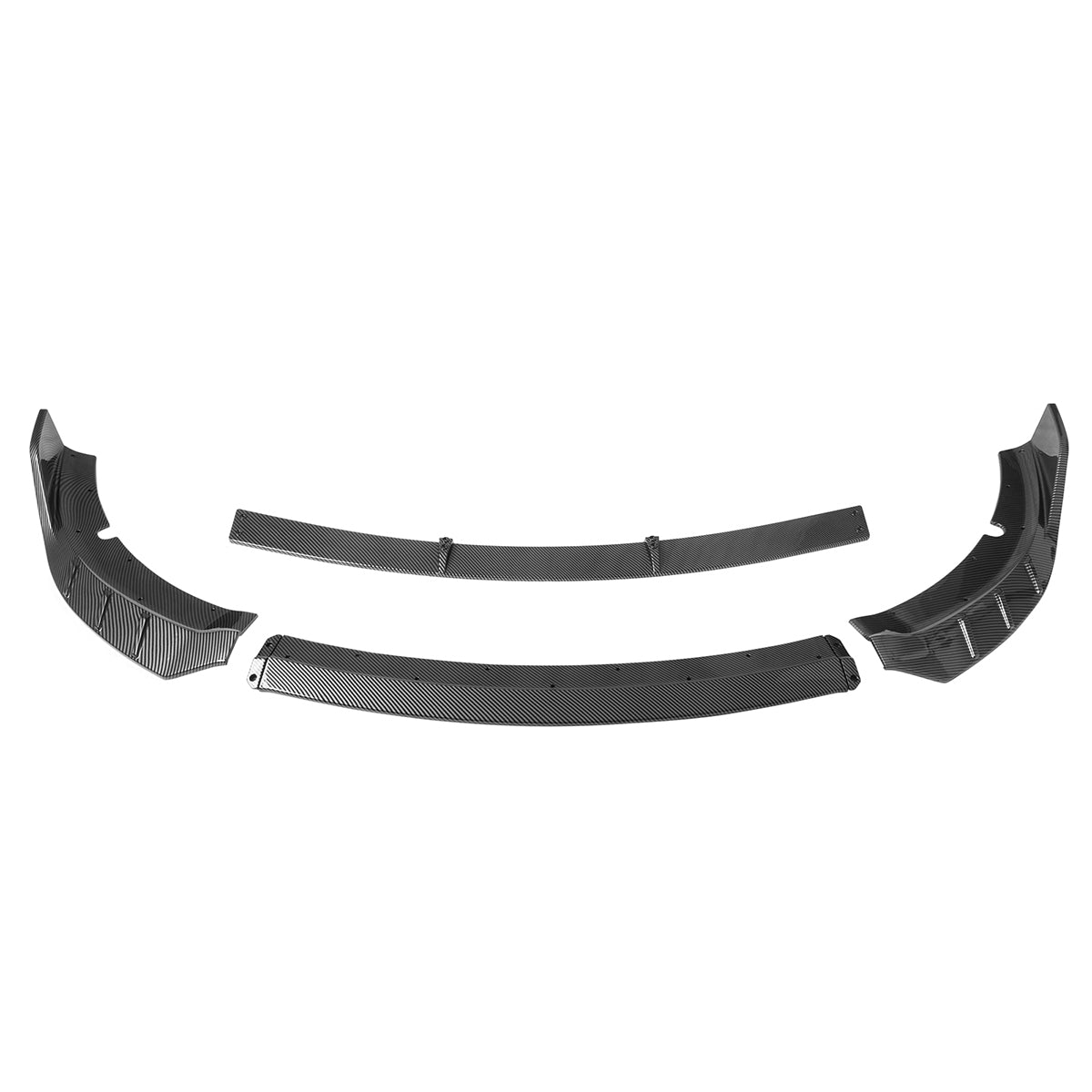 2015-2023 Dodge Charger V6 B Style Carbon Fiber Print Front Bumper Lip
