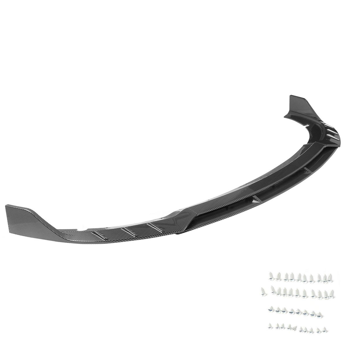 2015-2023 Dodge Charger V6 B Style Carbon Fiber Print Front Bumper Lip
