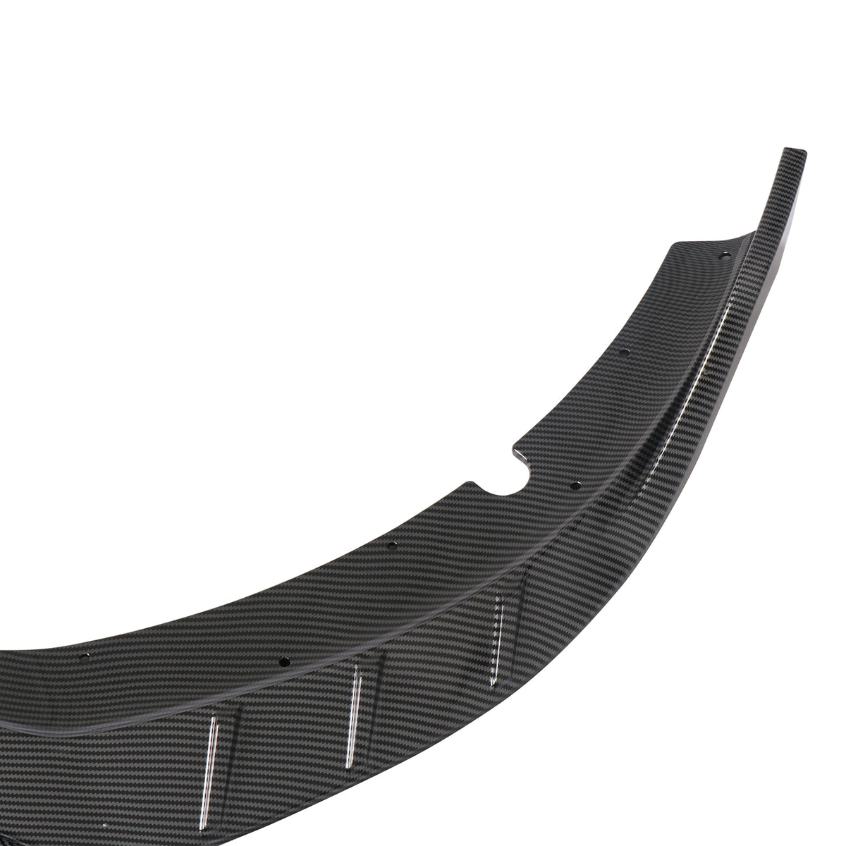 2015-2023 Dodge Charger V6 B Style Carbon Fiber Print Front Bumper Lip