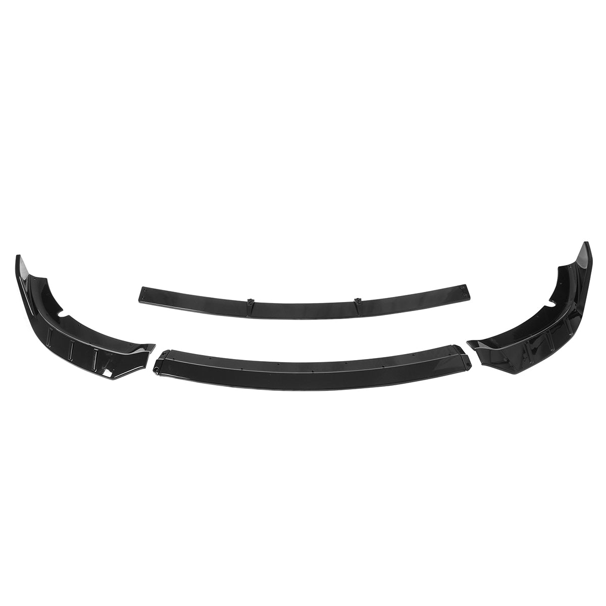 2015-2023 Dodge Charger V6 B Style Gloss Black Front Bumper Lip ABS