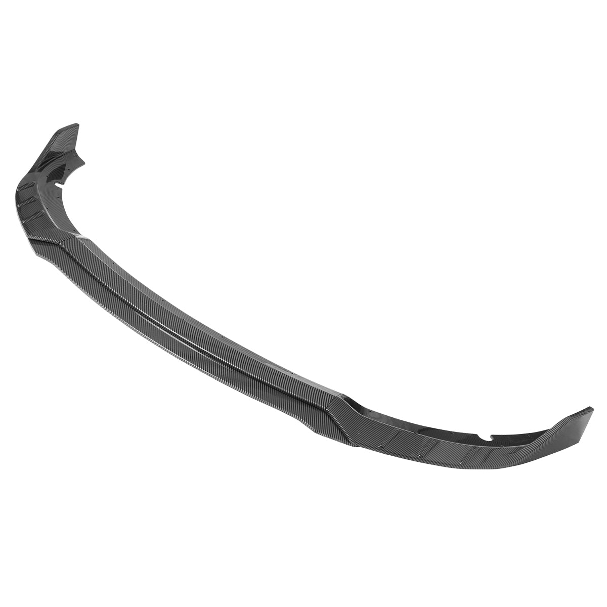 2015-2023 Dodge Charger V6 C Style Carbon Fiber Print Front Bumper Lip