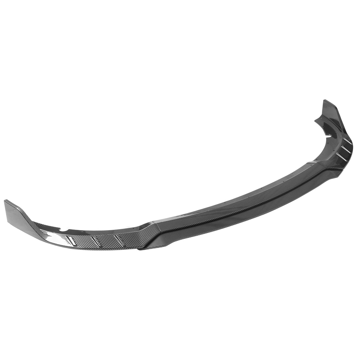 2015-2023 Dodge Charger V6 C Style Carbon Fiber Print Front Bumper Lip