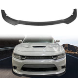 2015-2023 Dodge Charger V7 A Style Matte Black Front Bumper Lip ABS