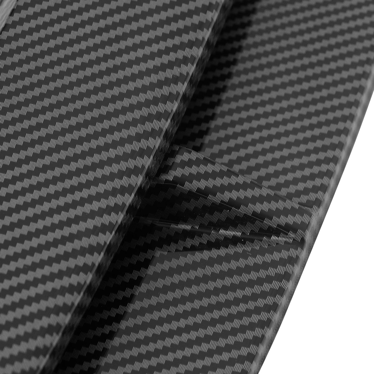 2015-2023 Dodge Charger V7 B Style Carbon Fiber Print Front Bumper Lip
