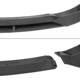 2015-2023 Dodge Charger V7 B Style Carbon Fiber Print Front Bumper Lip