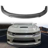 2015-2023 Dodge Charger V7 C Style Carbon Fiber Print Front Bumper Lip