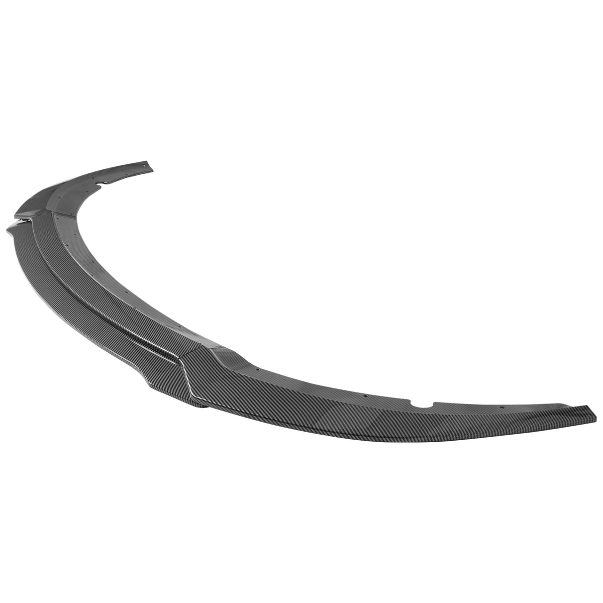 2015-2023 Dodge Charger V7 C Style Carbon Fiber Print Front Bumper Lip