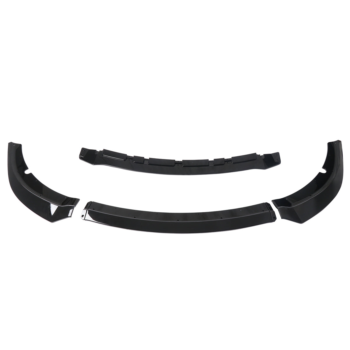 2015-2023 Dodge Charger V7 C Style Gloss Black Front Bumper Lip ABS