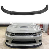 2015-2023 Dodge Charger V7 C Style Matte Black Front Bumper Lip ABS
