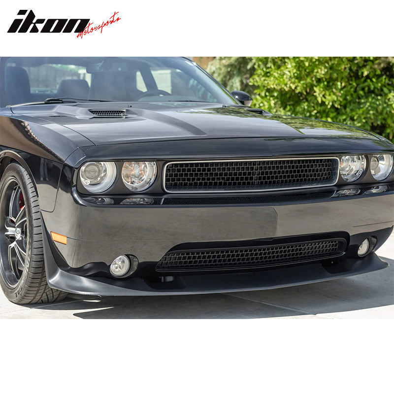 2011-2014 Dodge Challenger SRT Style Front Bumper Lip Spoiler PU