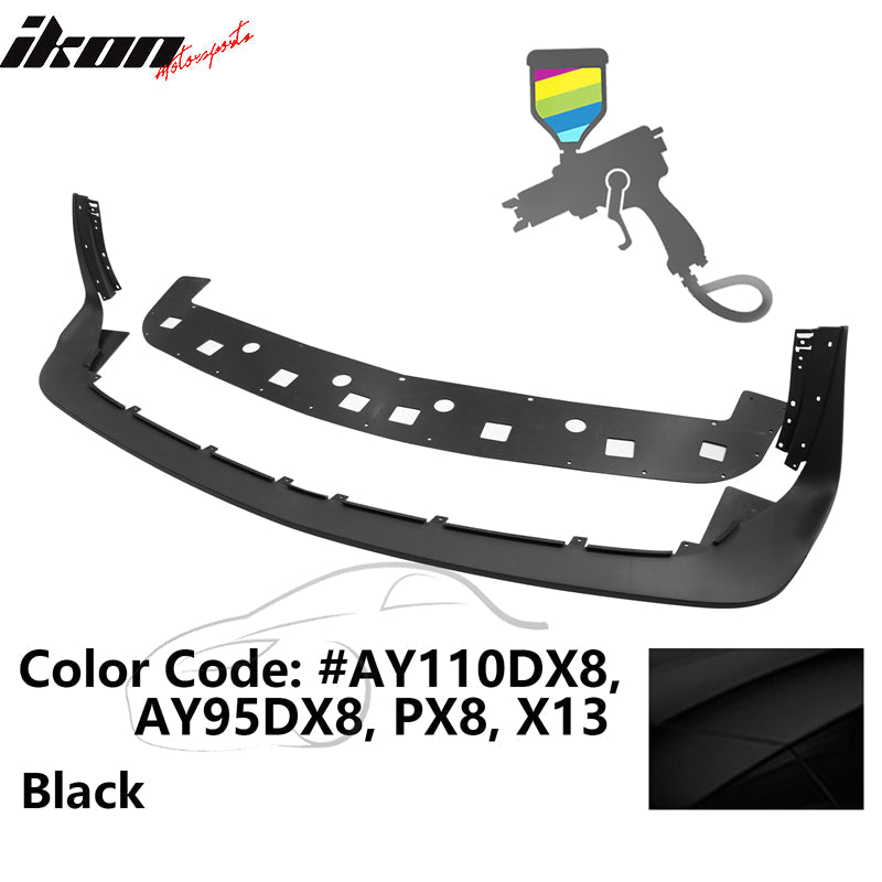 2018-2023 Dodge Challenger Demon Painted Front Bumper Lip PP