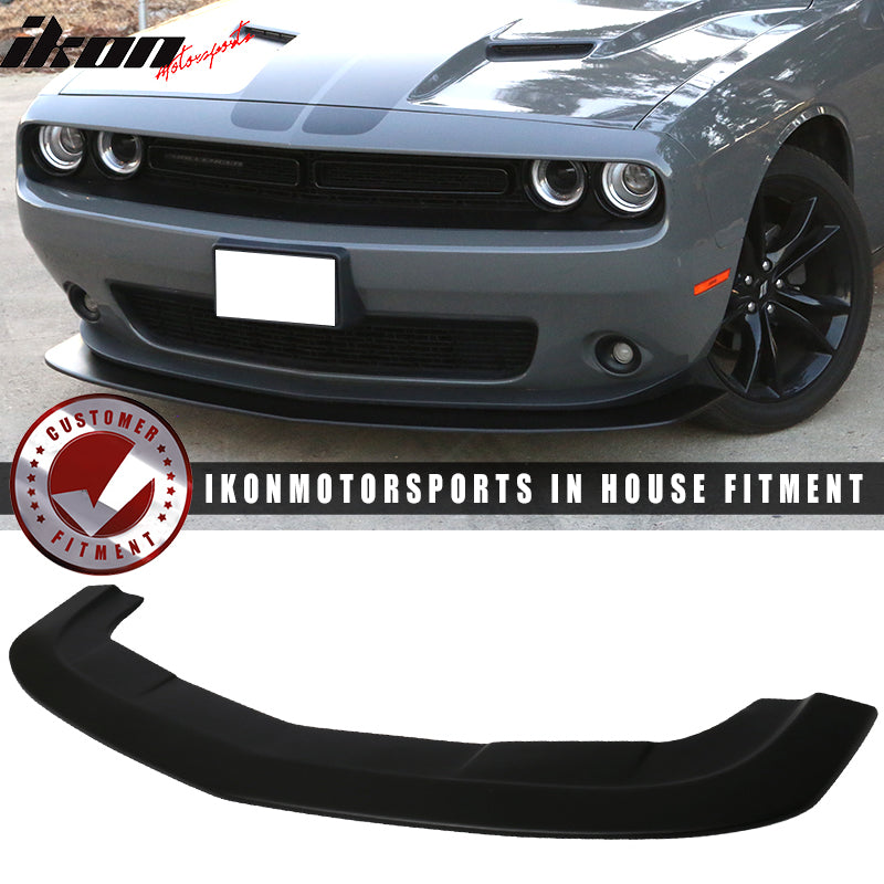 2015-2023 Dodge Challenger SXT Painted Front Bumper Lip Spoiler PP