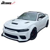 2020-2023 Dodge Charger Widebody IKON V1 Style Front Bumper Lip 3PCS