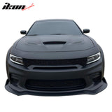 2020-2023 Dodge Charger Widebody IKON V1 Style Front Bumper Lip 3PCS