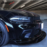 2020-2023 Dodge Charger Widebody IKON V2 Front Bumper Lip ABS 4PCS