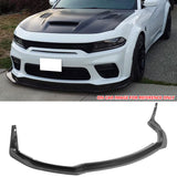 2020-2023 Dodge Charger Widebody Carbon Fiber Print Front Bumper Lip