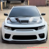 2020-2023 Dodge Charger Widebody Carbon Fiber Print Front Bumper Lip