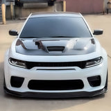 2020-2023 Dodge Charger Widebody Gloss Black Front Bumper Lip ABS