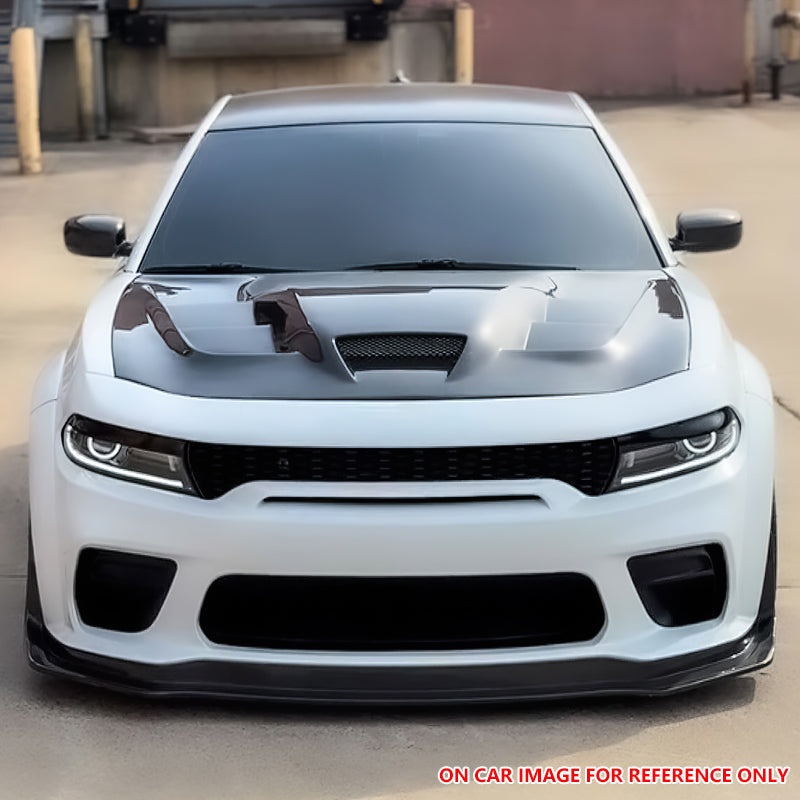 2020-2023 Dodge Charger Widebody Matte Black Front Bumper Lip ABS
