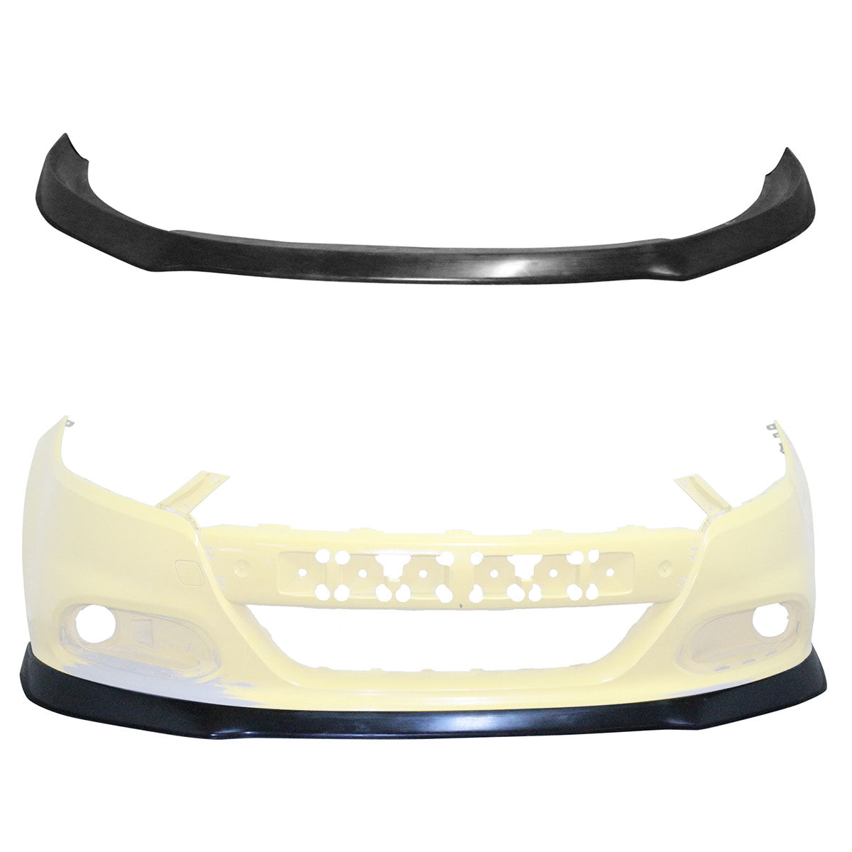 2013-2016 Dodge Dart IKON Style Unpainted Front Bumper Lip Spoiler PU