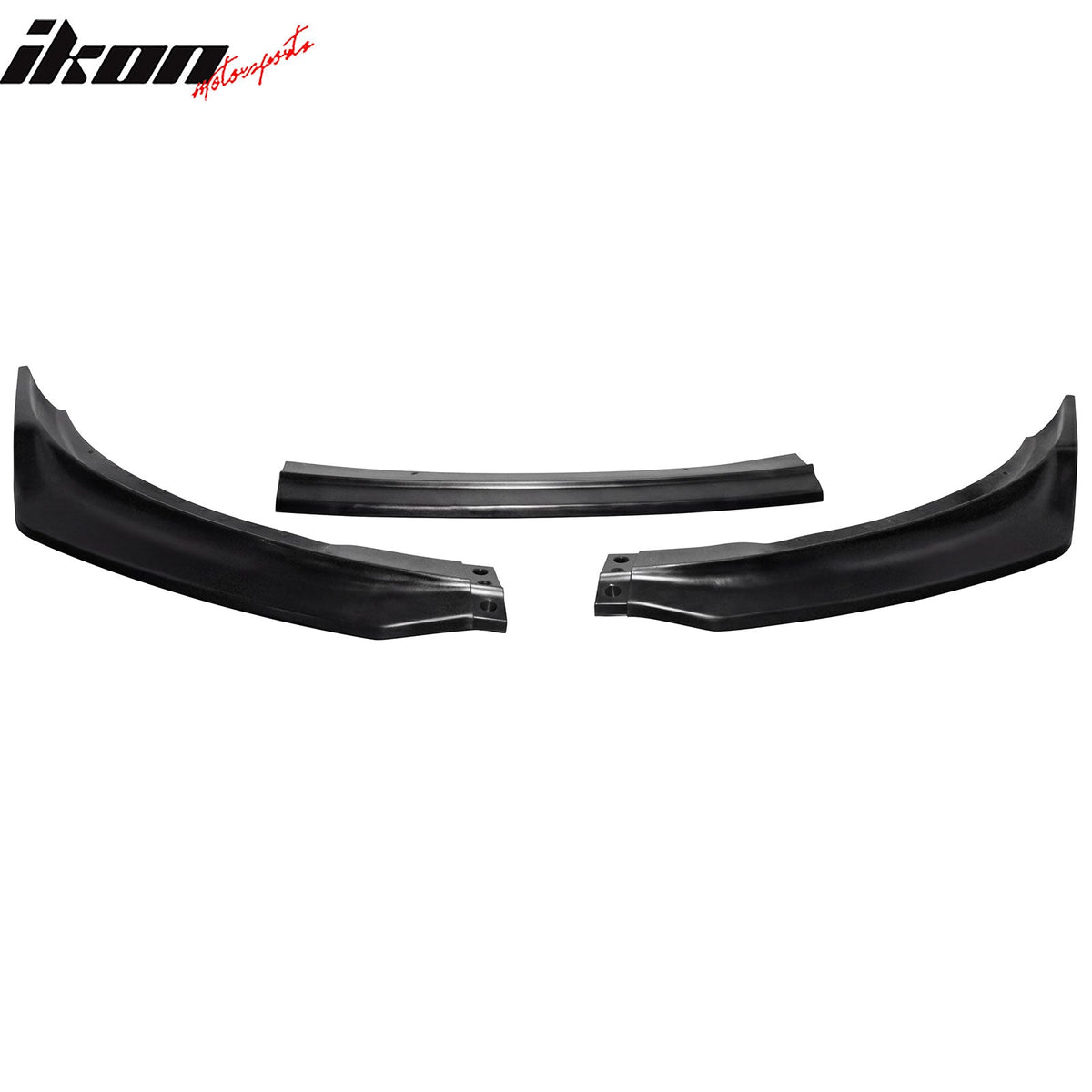2013-2016 Dodge Dart IKCS Style Unpainted Black Front Bumper Lip PU 3PCS