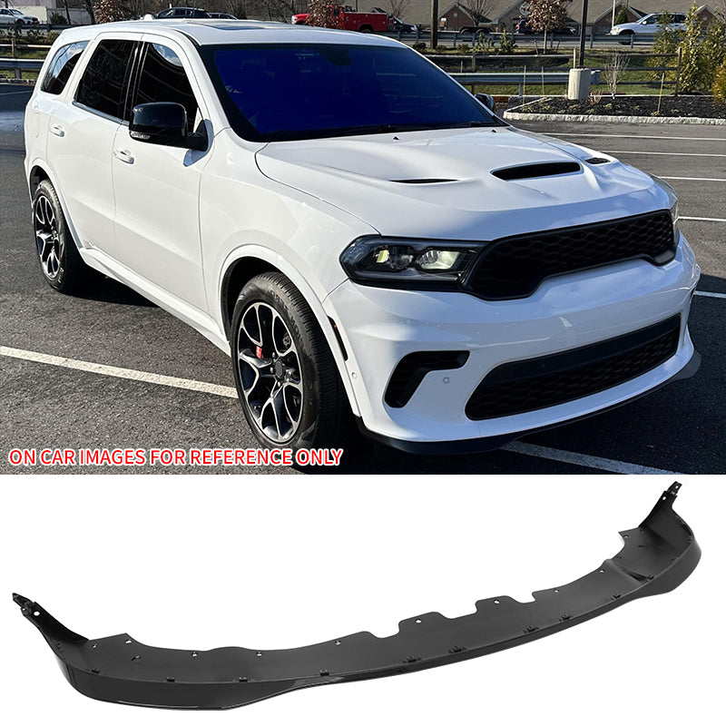 2021-2025 Dodge Durango Front Bumper Lip 21+ Hellcat Style Gloss Black
