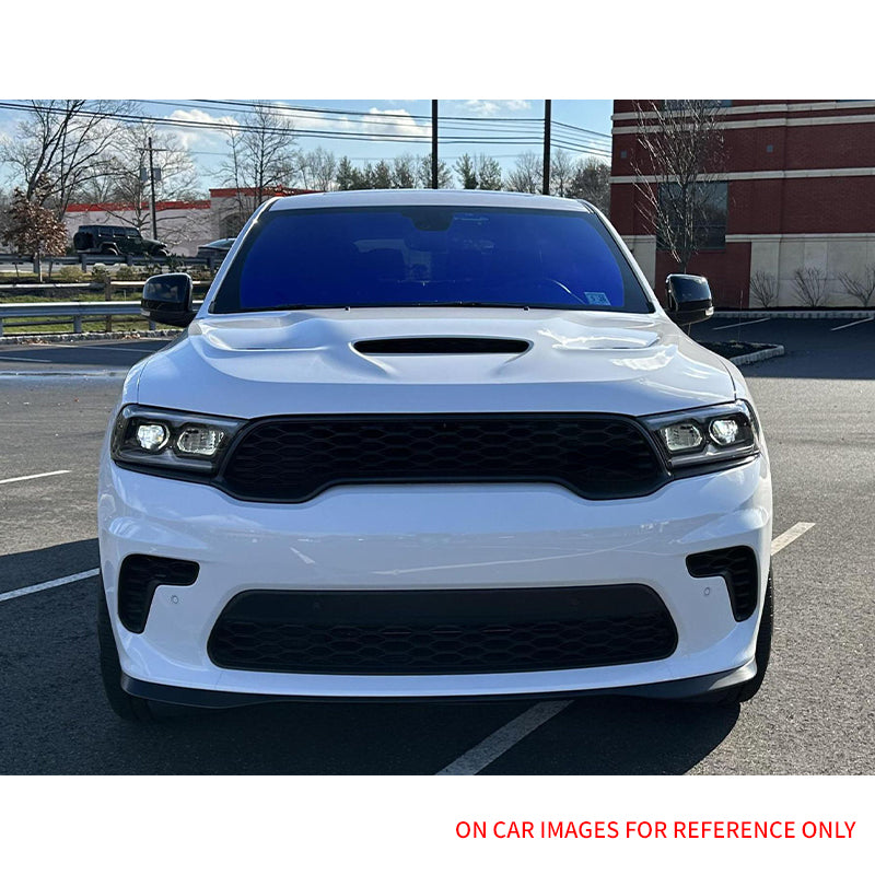2021-2025 Dodge Durango Front Bumper Lip 21+ Hellcat Style Gloss Black